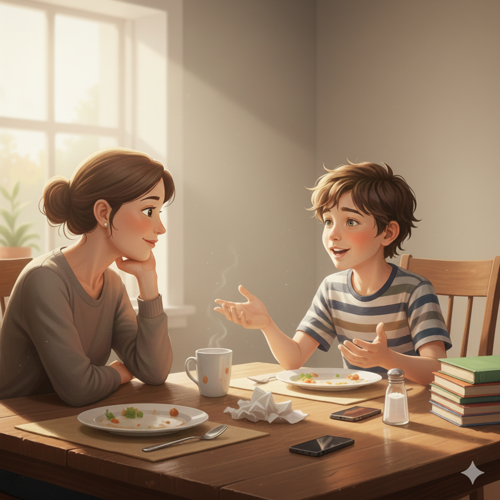 Parent and Child Conversation